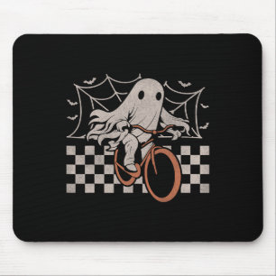 Alfombrilla De Ratón Motociclismo fantasma Halloween Costume Ghoul Bike
