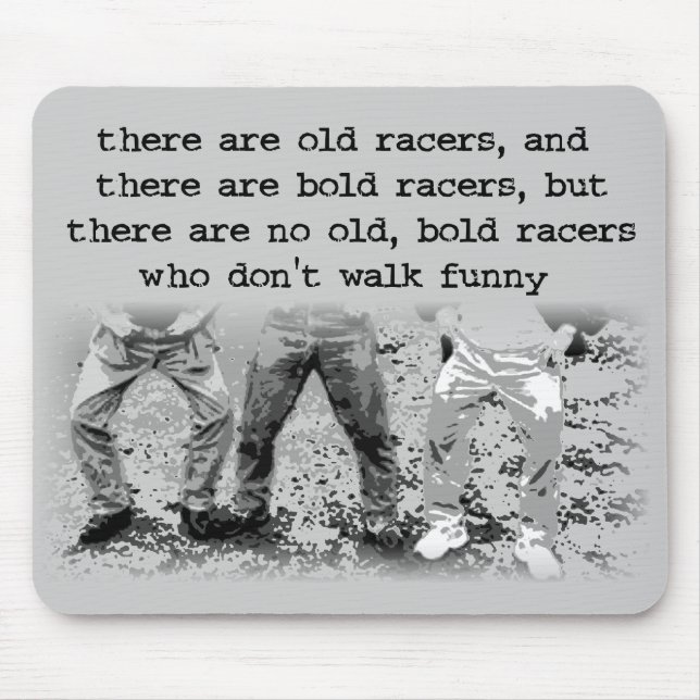 Alfombrilla De Ratón Motocrós divertido Mousepad de la bici de la (Frente)