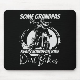 Alfombrilla De Ratón Motocross Enduro Biker Abuelo Carreras Dirt Bike R
