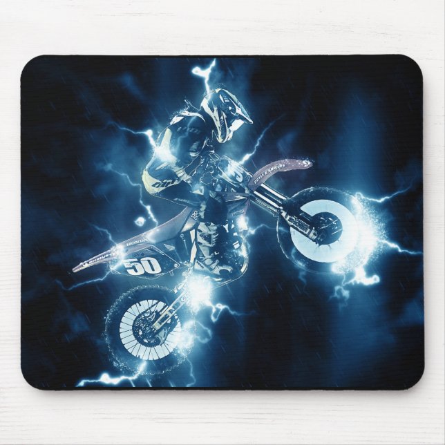 Alfombrilla De Ratón Motocross Mousepad (Frente)