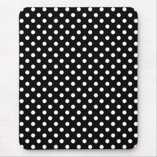 Alfombrilla De Ratón Motograma del ratón con puntos de polka blancos y