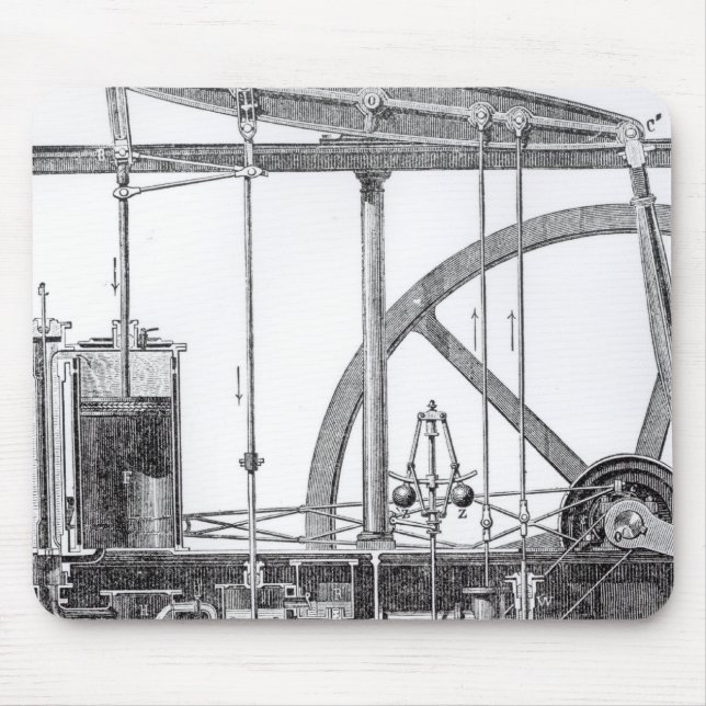 Alfombrilla De Ratón Motor de vapor (Frente)