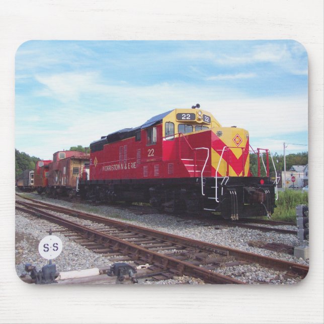 Alfombrilla De Ratón Motor del ferrocarril de Morristown y de Erie # 22 (Frente)