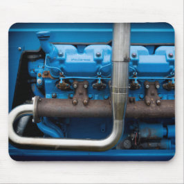 Alfombrilla De Ratón Motor del Tractor Azul