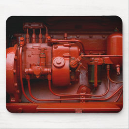 Alfombrilla De Ratón Motor del tractor rojo