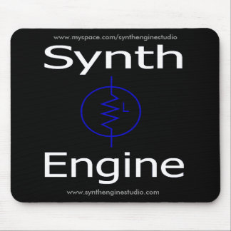 Alfombrilla De Ratón Motor Mousepad (negro) de Synth