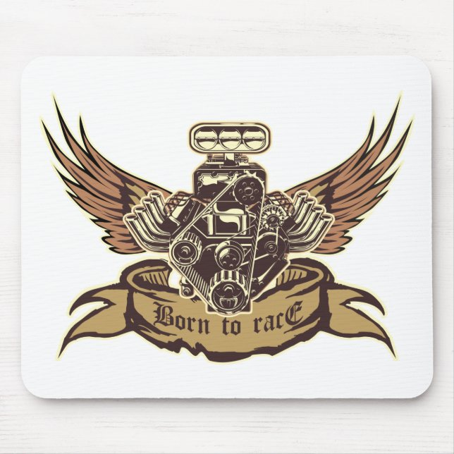 Alfombrilla De Ratón motor personalizado (Frente)