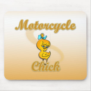 Alfombrilla De Ratón Motorcycle Chick