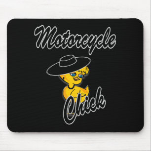 Alfombrilla De Ratón Motorcycle Chick #4