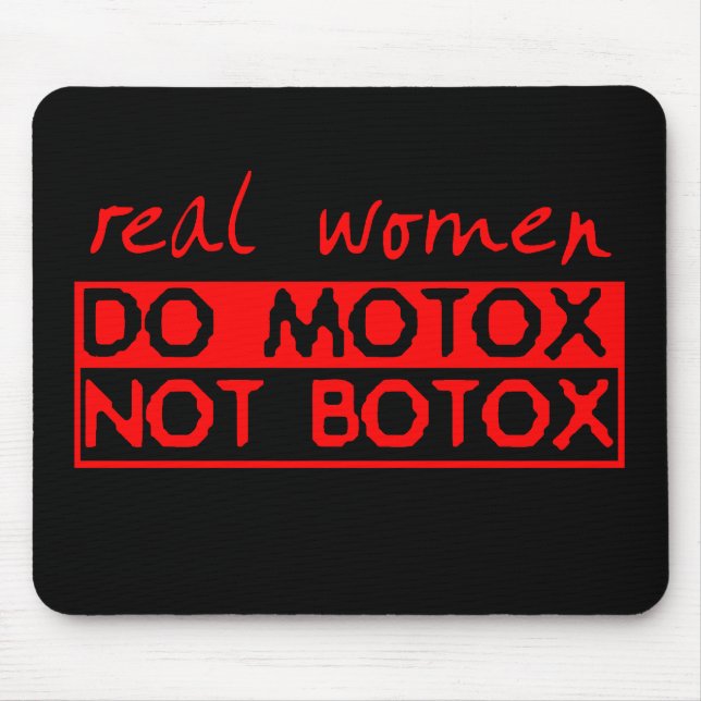 Alfombrilla De Ratón Motox No Botox Dirt Bike Motocross Mousepad (Frente)