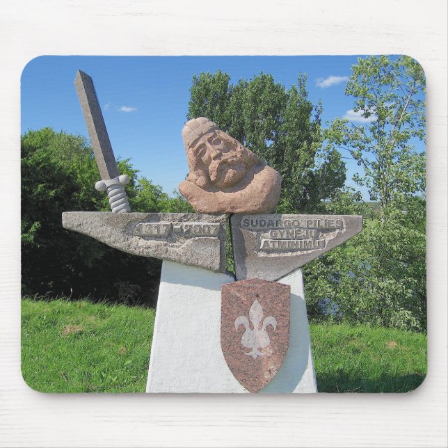 Alfombrilla De Ratón Mounds Castillo Duke Sudargas - LITHUANIA — (Frente)