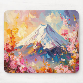 Alfombrilla De Ratón Mount Fuji – Abstract Japanese Art Mouse Pad