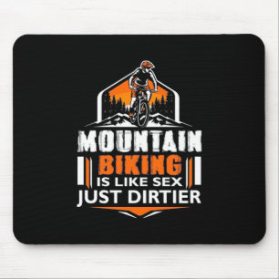 Alfombrilla De Ratón Mountain Biking Just Dirtier