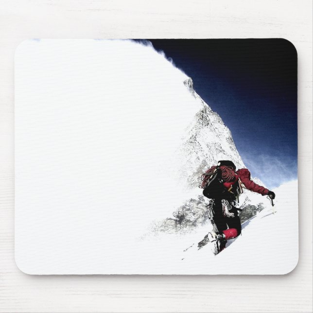 Alfombrilla De Ratón Mountain Climber Extreme Sports (Frente)