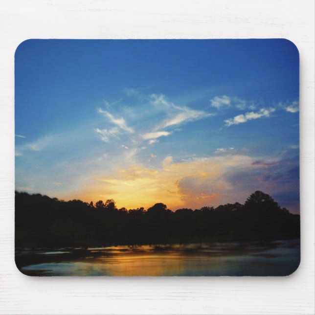 Alfombrilla De Ratón Mountain Lake Sunset (Frente)