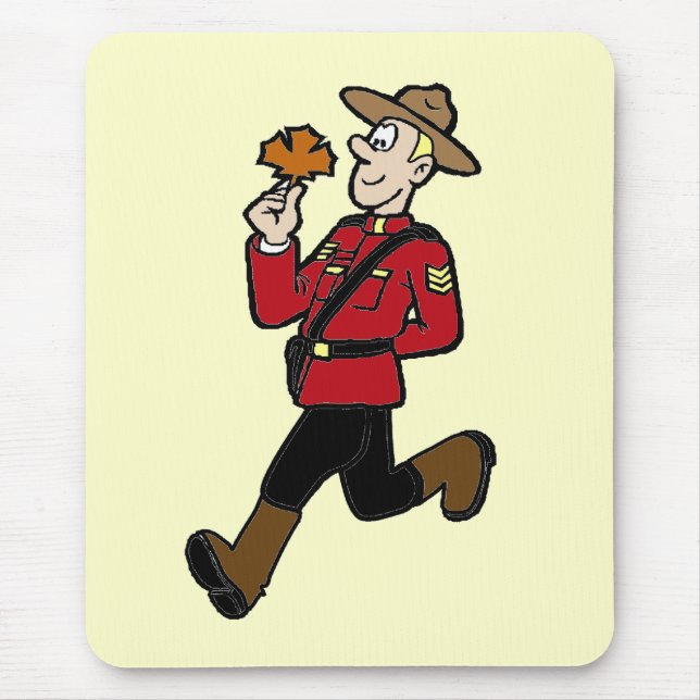 Alfombrilla De Ratón Mountie canadiense (Frente)