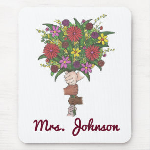 Alfombrilla De Ratón Mouquet Flower Bouquet Mousepad