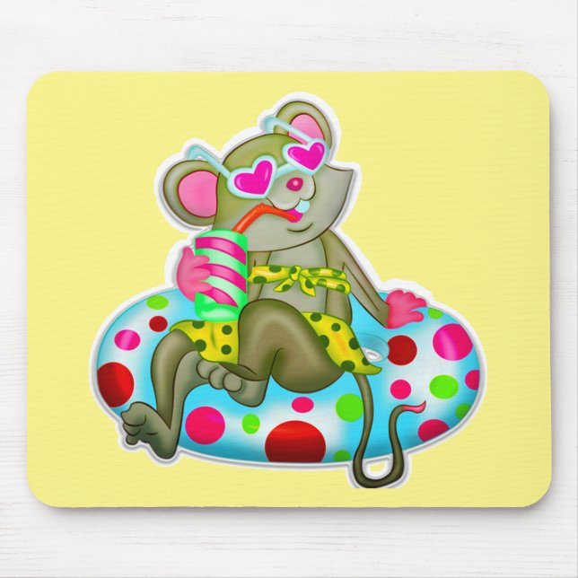 ALFOMBRILLA DE RATÓN MOUSE ON BEACH COMPUTER MOUSE MOUSE PAD (Frente)
