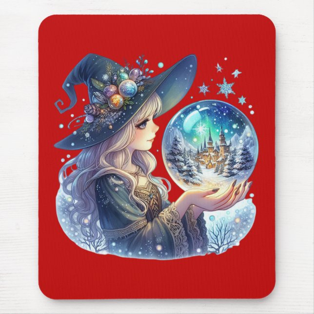 Alfombrilla De Ratón Mouse Pad Bruxa Natalina (Frente)