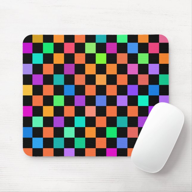 Alfombrilla De Ratón Mouse pad - "Checkered" (Con ratón)