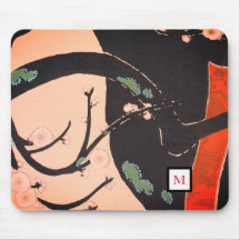 MOUSE PAD CHERRY BLOSSOM PERSONALIZADO JAPONÉS INI