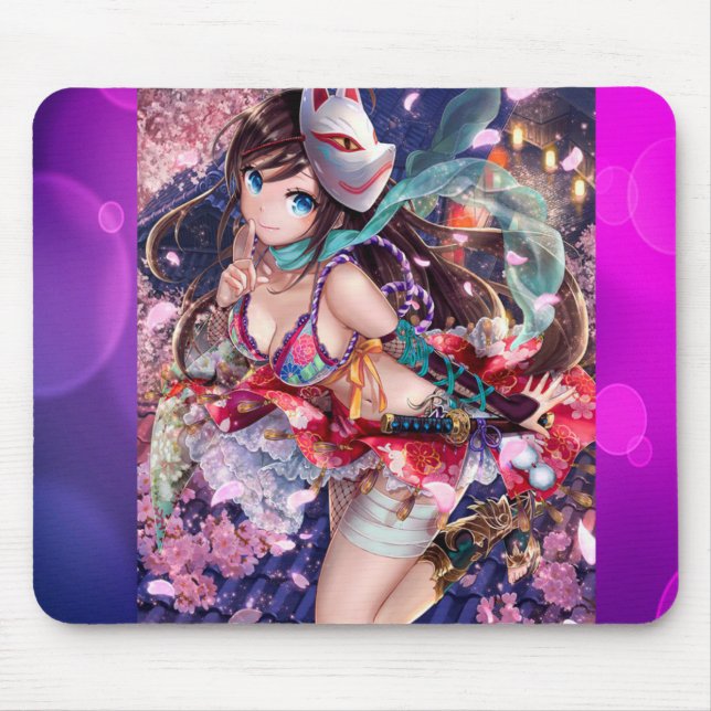 Alfombrilla De Ratón mouse pad Girl Anime collection (Frente)