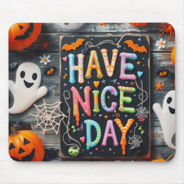 Alfombrilla De Ratón Mouse pad Halloween (Frente)