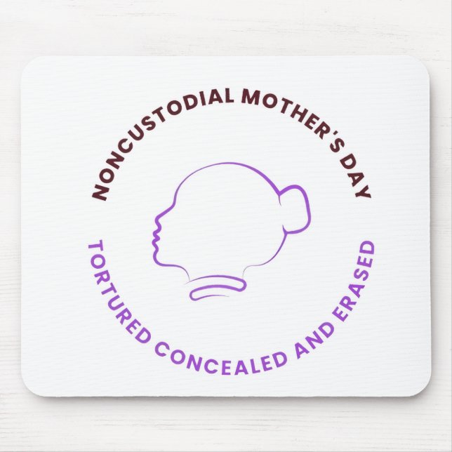 Alfombrilla De Ratón Mouse Pad Noncustodial Mother's Day Logal  (Frente)