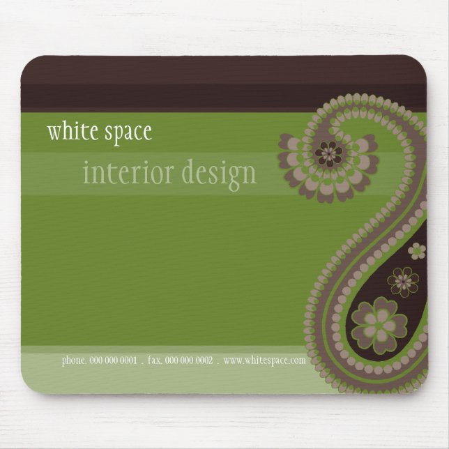 Alfombrilla De Ratón MOUSE PAD :: Paisley 3 (Frente)
