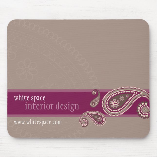 Alfombrilla De Ratón MOUSE PAD :: Paisley 3 (Frente)