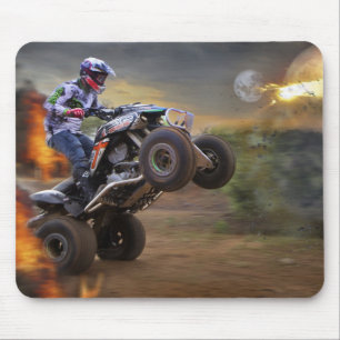 Alfombrilla De Ratón Mouse Pad Quad Bike salto a un ojo de ojo
