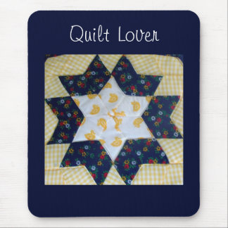 Alfombrilla De Ratón Mouse Pad - Star Quilt Pattern