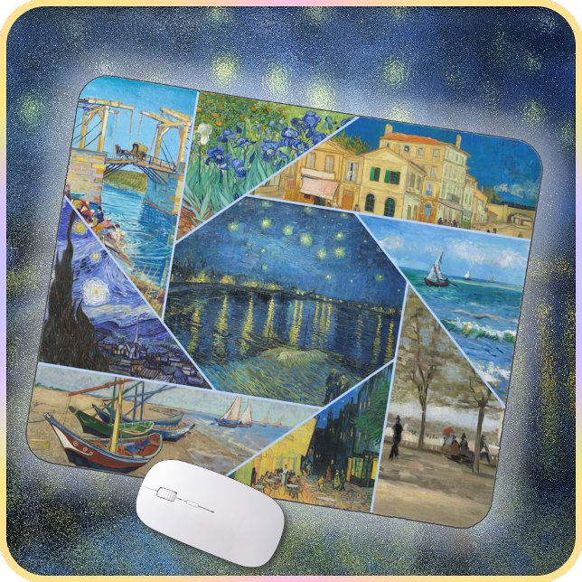 Alfombrilla De Ratón MOUSE PAD - Vincent van Gogh 9-Image Collage #2 (Subido por el creador)