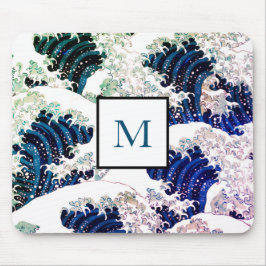 ALFOMBRILLA DE RATÓN MOUSE PAD WAVE PATTERN PERSONALIZADO JAPONÉS INICI