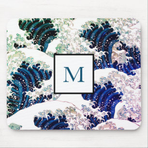 ALFOMBRILLA DE RATÓN MOUSE PAD WAVE PATTERN PERSONALIZADO JAPONÉS INICI