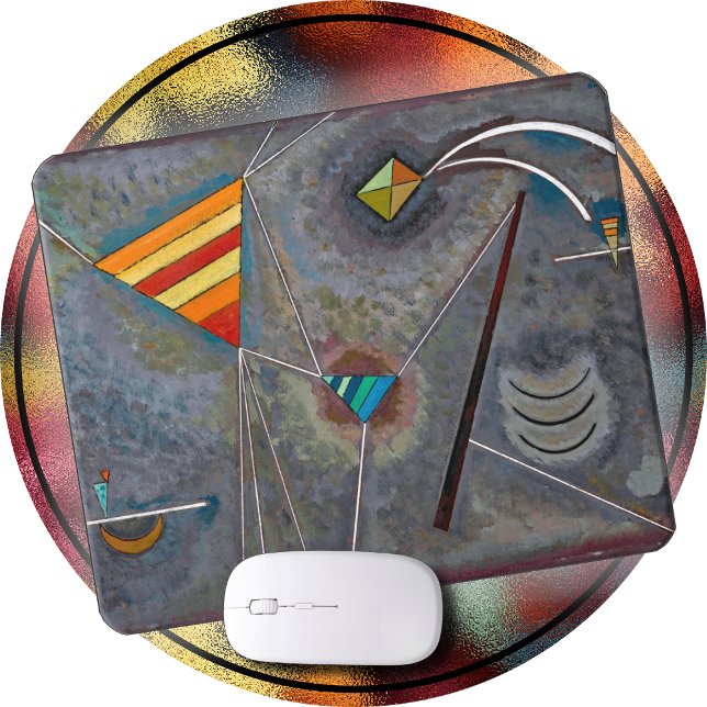 Alfombrilla De Ratón MOUSE PAD - "Weissgebunden" - Resumen - Kandinsky (Subido por el creador)