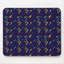 Alfombrilla De Ratón Mouse pad with a vibrant space-themed design