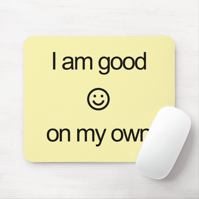 Alfombrilla De Ratón Mouse Pad with illustration and text (Con ratón)