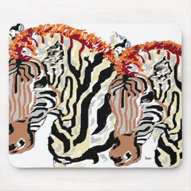 Alfombrilla De Ratón Mouse-Pad/Zebra's (Frente)