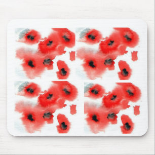 Alfombrilla De Ratón mousemat - amapolas