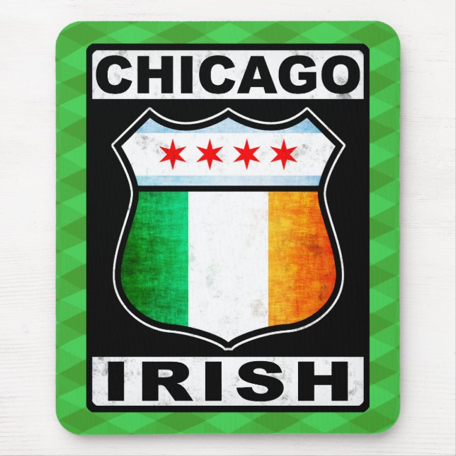 Alfombrilla De Ratón Mousemat americano de Chicago (Frente)