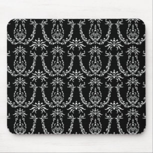 Alfombrilla De Ratón Mousemat barroco clásico en negro