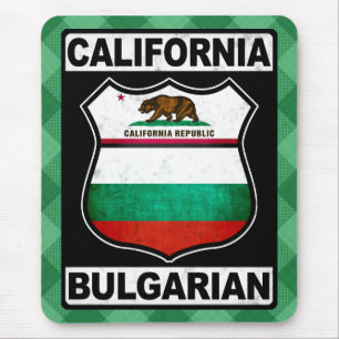 Alfombrilla De Ratón Mousemat búlgaro-americano de California