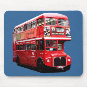 Alfombrilla De Ratón Mousemat con bus de Londres