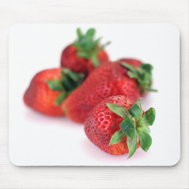 Alfombrilla De Ratón Mousemat de fotos de fresas rojas (Frente)