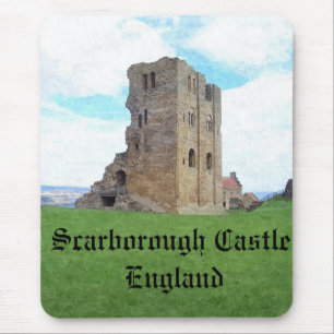 Alfombrilla De Ratón Mousemat de Inglaterra del castillo de Scarborough