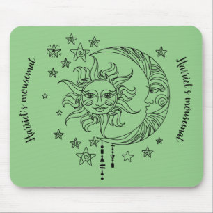 Alfombrilla De Ratón Mousemat de la Luna y las Estrellas - puede ser pe
