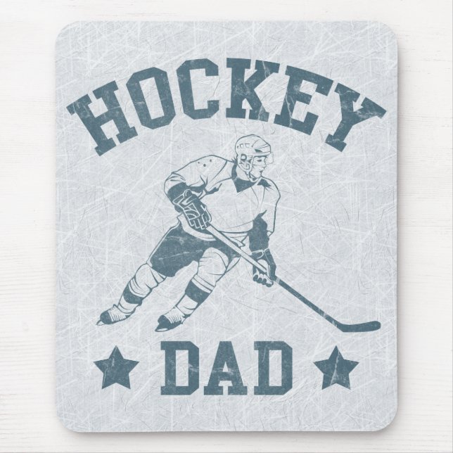 Alfombrilla De Ratón Mousemat de papá de hockey (Frente)