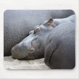 Alfombrilla De Ratón Mousemat feliz del hipopótamo