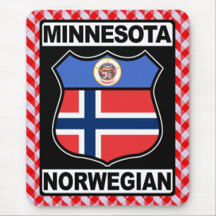 Alfombrilla De Ratón Mousemat Noruego Minnesotano Americano